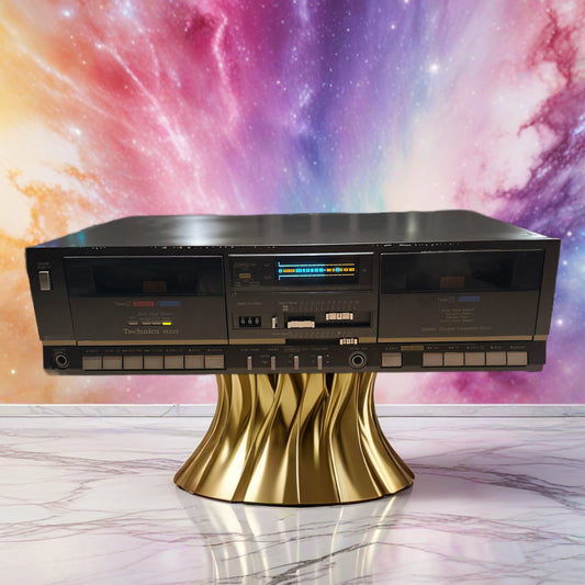 Vintage High End TECHNICS RS-M222 Double Cassette Deck M222 New Belts Serviced🔥