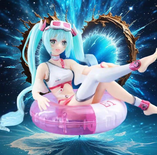 New Hatsune Miku Anime Figure Aqua Float Girls Elaina Action Figure