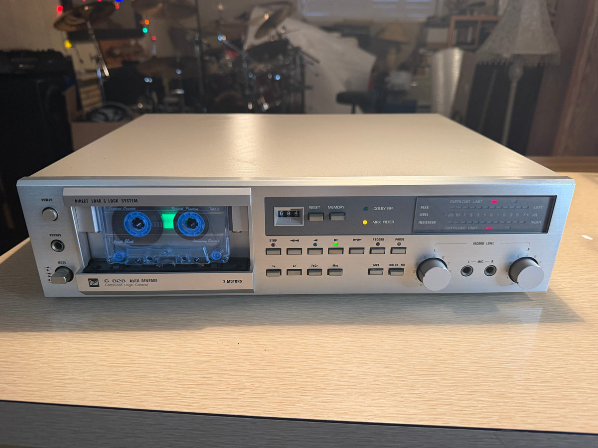 Pro Serviced Dual C828 Cassette Deck High Fidelity Very Rare German Beast🎶🔥