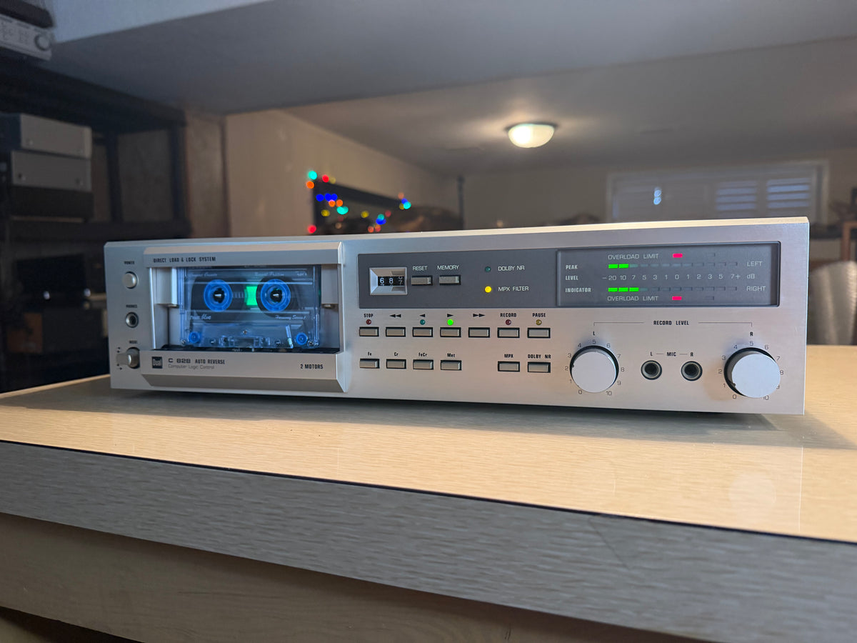 Pro Serviced Dual C828 Cassette Deck High Fidelity Very Rare German Beast🎶🔥