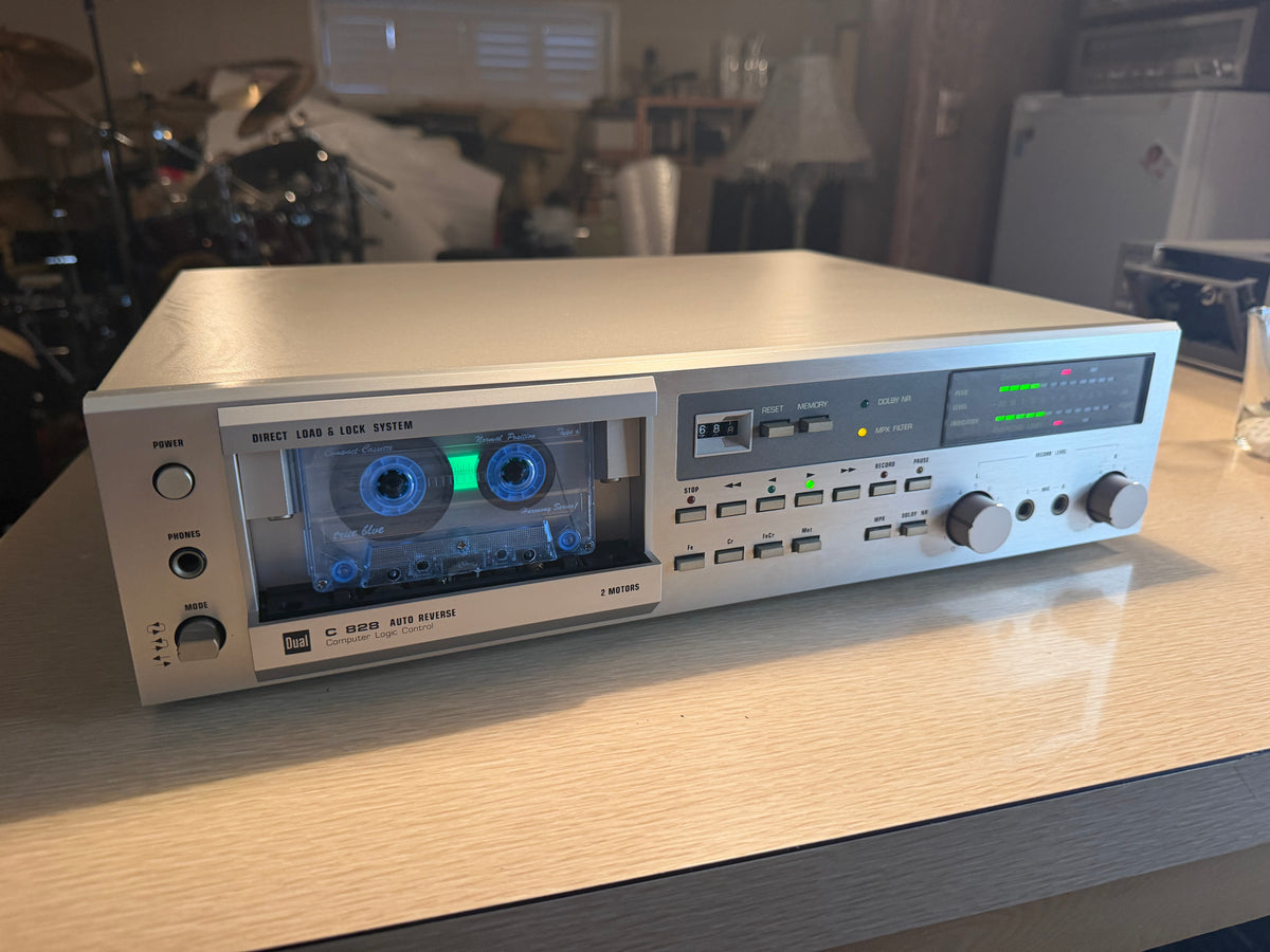 Pro Serviced Dual C828 Cassette Deck High Fidelity Very Rare German Beast🎶🔥