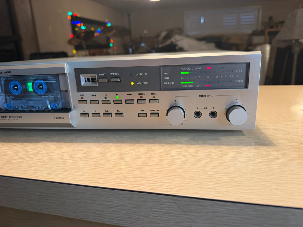 Pro Serviced Dual C828 Cassette Deck High Fidelity Very Rare German Beast🎶🔥