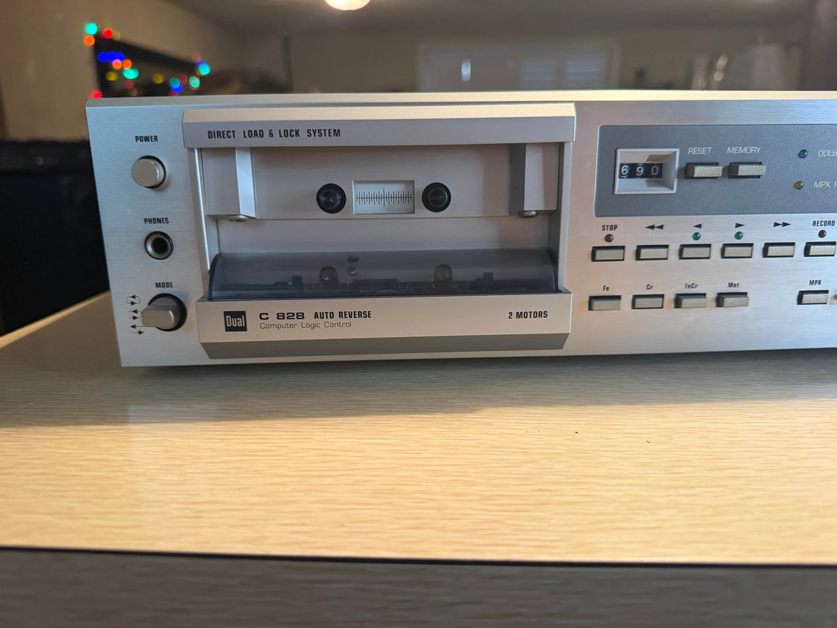 Pro Serviced Dual C828 Cassette Deck High Fidelity Very Rare German Beast🎶🔥