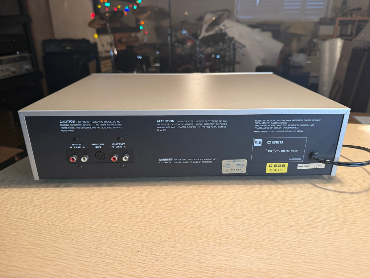 Pro Serviced Dual C828 Cassette Deck High Fidelity Very Rare German Beast🎶🔥