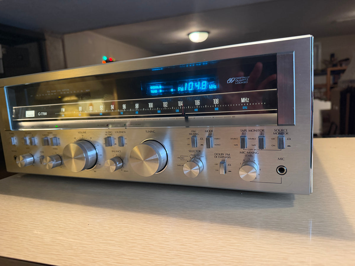 Sansui G-7700 Am/Fm Stereo Amplifier 120WPC Professionally Serviced NEAR MINT🔥
