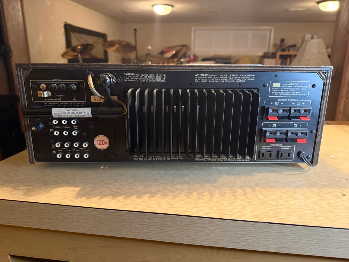 Sansui G-7700 Am/Fm Stereo Amplifier 120WPC Professionally Serviced NEAR MINT🔥