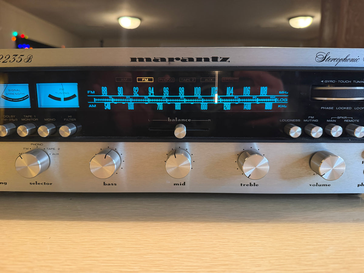 Marantz 2235B Vintage Am/Fm Stereo Receiver Fresh Pro Service Excellent Cnd🔥🎶