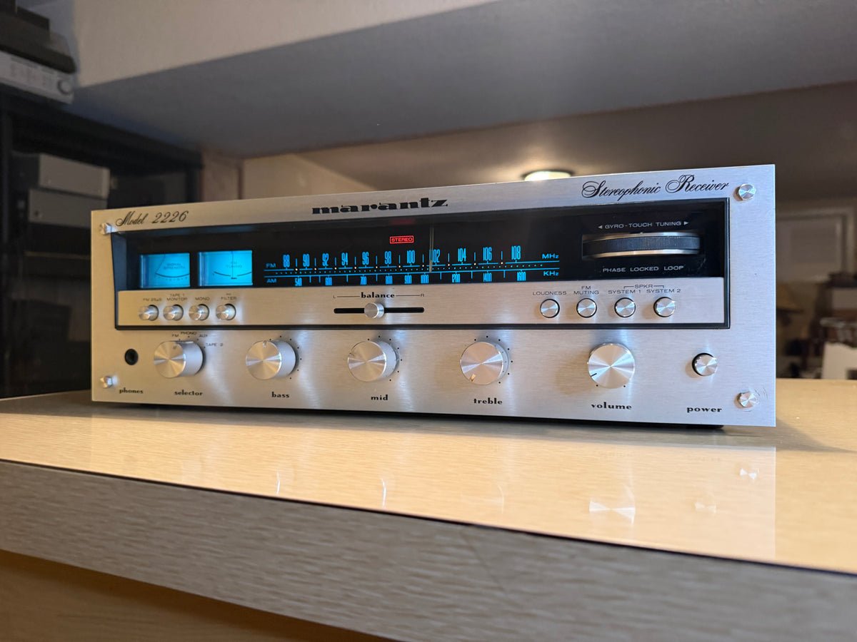 Marantz 2226 Vintage Am/Fm Stereo Receiver Fresh Pro Service Excellent Cnd🔥🎶