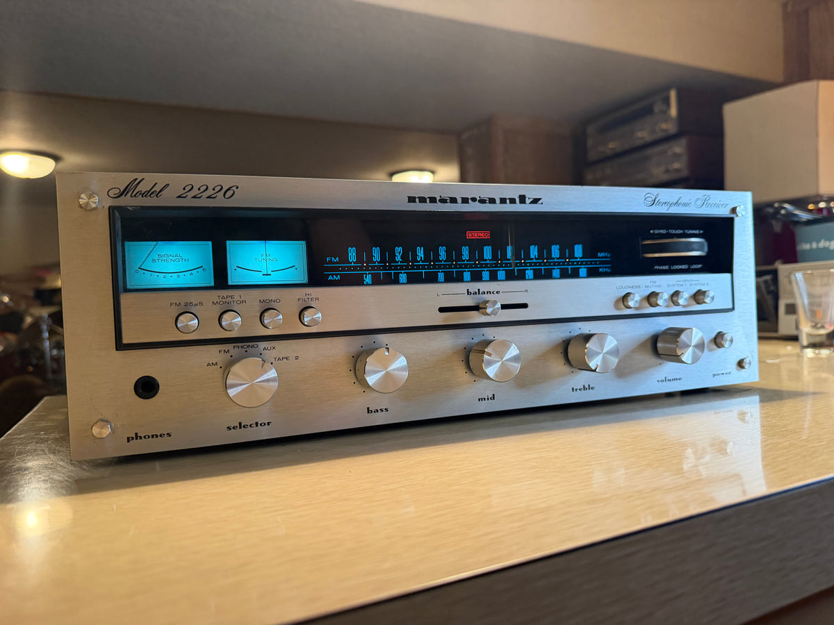 Marantz 2226 Vintage Am/Fm Stereo Receiver Fresh Pro Service Excellent Cnd🔥🎶