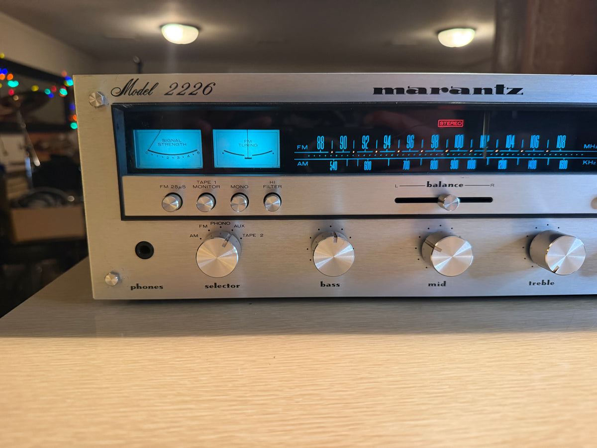 Marantz 2226 Vintage Am/Fm Stereo Receiver Fresh Pro Service Excellent Cnd🔥🎶