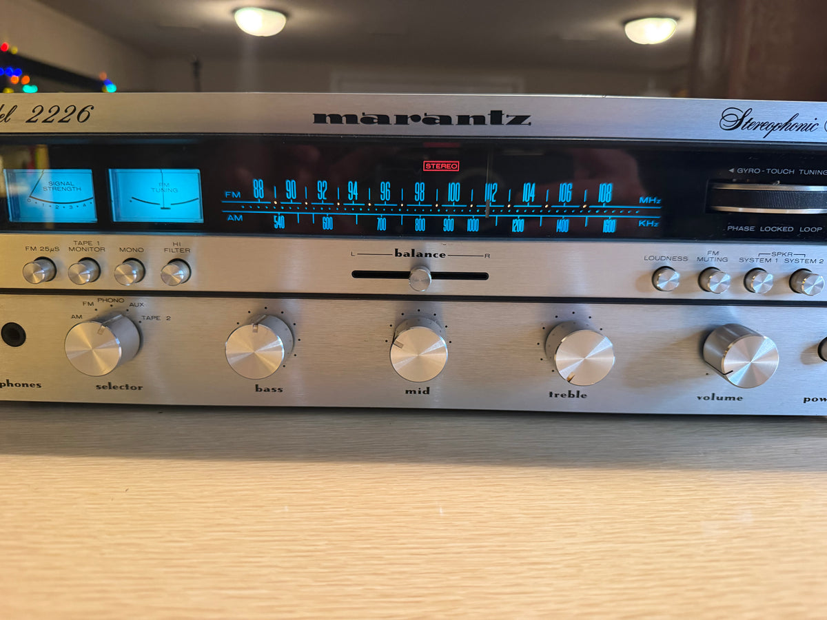 Marantz 2226 Vintage Am/Fm Stereo Receiver Fresh Pro Service Excellent Cnd🔥🎶
