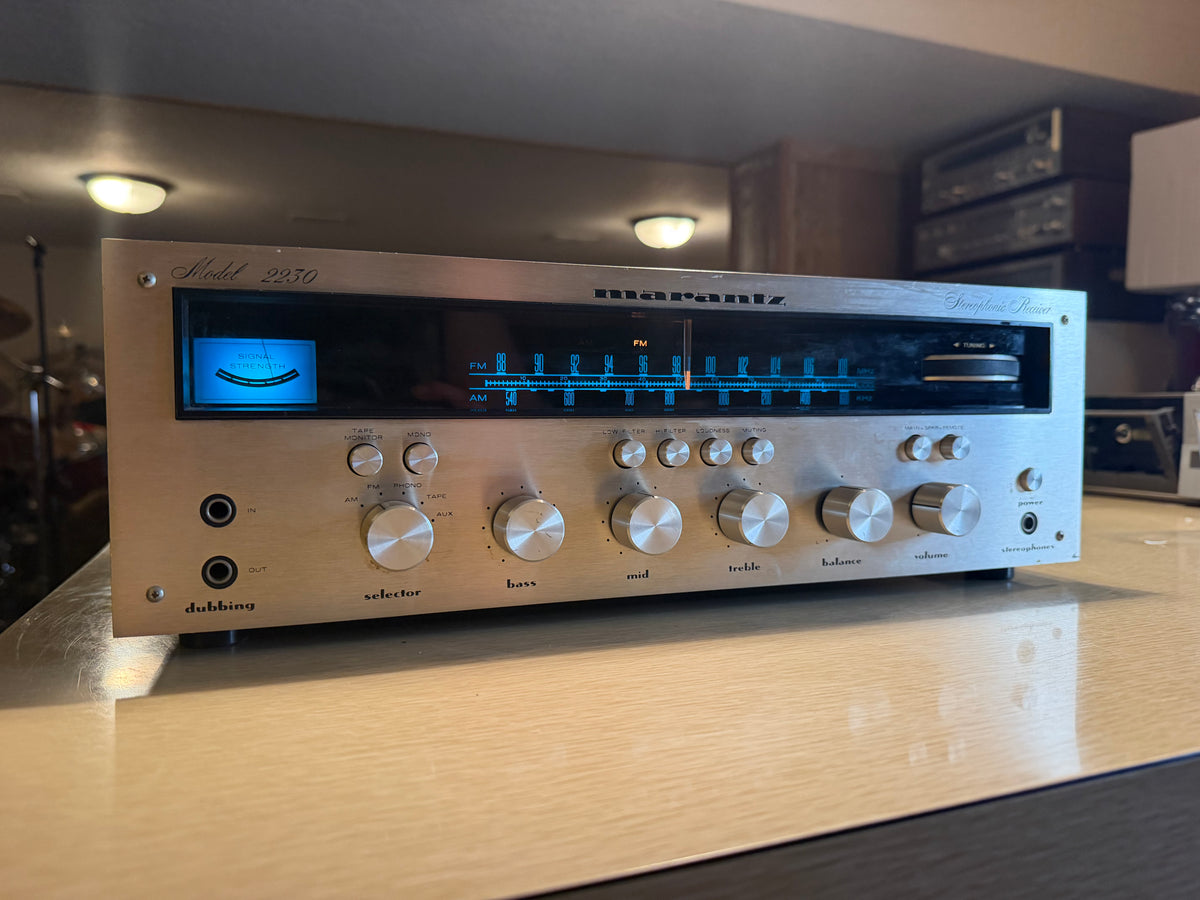 Marantz 2230 Vintage Am/Fm Stereo Receiver Fresh Pro Service Excellent Cnd🔥🎶