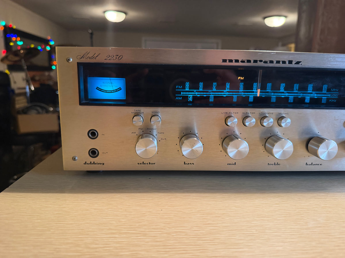 Marantz 2230 Vintage Am/Fm Stereo Receiver Fresh Pro Service Excellent Cnd🔥🎶