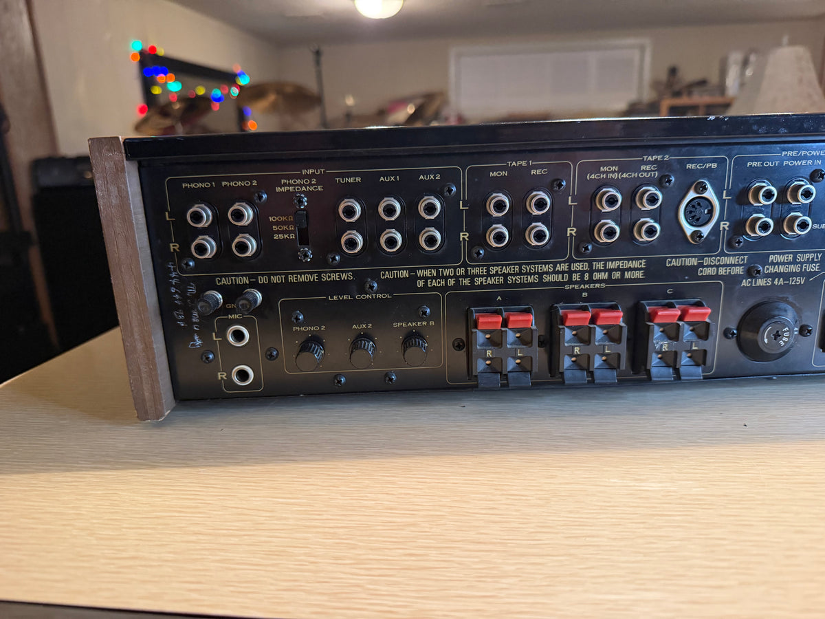 Pioneer SA-9100  Integrated Amplifier Silver Face Pro Serviced Excellent Cond🔥